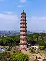 The Lianhua Pagoda of Lianhua Hills, built in 1612.