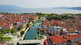 Aerial view of Struga