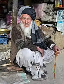 Image 51An Afghan man with a tasbih (from Culture of Afghanistan)