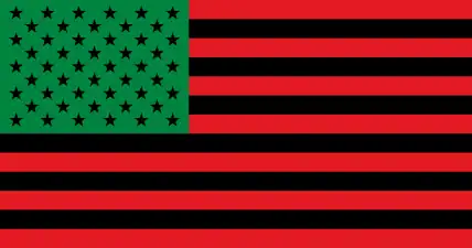 African-American flag
