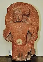 A Kushan Empire-era Agni statue