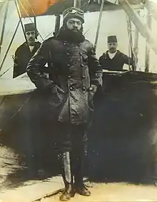 Ahmet Ali Çelikten, an Afro-Turk, was the first black aviator in history