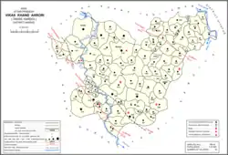 Map showing Ahrori (#318) in Ahrori CD block