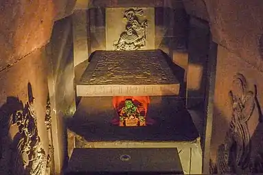 Reproduction of the Pakal's sarcophagus (Museo Nacional de Antropología in Mexico)