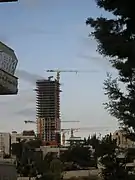 One of the buildings in March 2010