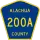 County Road 200A marker