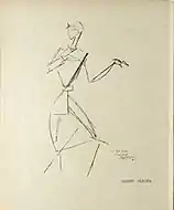 Albert Gleizes, 1915–16, Esquisse pour le portrait de Jean Cocteau