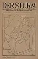 Albert Gleizes, untitled, drawing (zeichnung), published in the cover of Der Sturm, Volume 11, Number 11-12, 5 December 1920