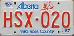 Since 1987 Rosa acicularis has been pictured on licence plates in the Canadian province of Alberta.