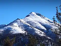 Punta Artica from the Vergio ski resort