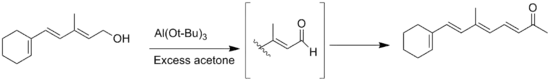 An Oppenauer oxidation of aldehyde
