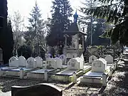 The graves of white émigrés.