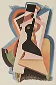 Alexander Archipenko, c.1920, Femme assise (Composition), 31.1 x 23.2&nbsp;cm, gouache on paper
