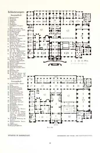 Floor plan, published 1911