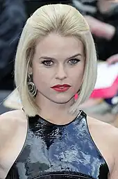 Actress Alice Eve has heterochromia: her left eye is blue and right eye is green.