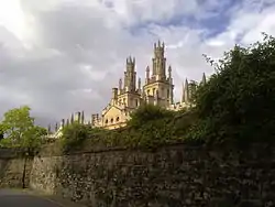 All Souls College as viewed from New College Lane