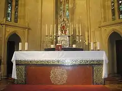High altar and tabernacle.