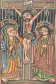 Crucifixion of Jesus as depicted in the Ethiopian Alwan Codex, 20th century.