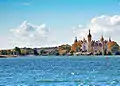 Lake Schwerin with its castle island