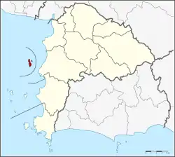 District location in Chonburi province