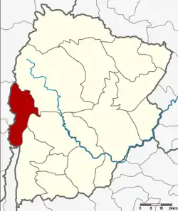 District location in Chaiyaphum province