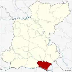 District location in Roi Et province