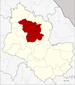 District location in Sakon Nakhon province