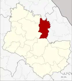 District location in Sakon Nakhon province