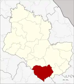 District location in Sakon Nakhon province