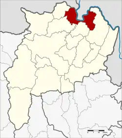 District location in Chiang Rai province