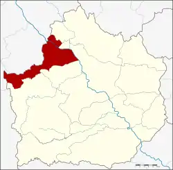 District location in Kamphaeng Phet province