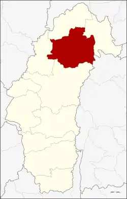 District location in Phetchabun province