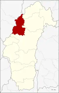 District location in Phetchabun province
