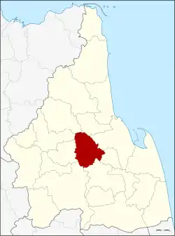 District location in Nakhon Si Thammarat province