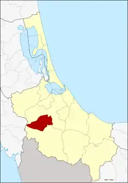 District location in Songkhla province
