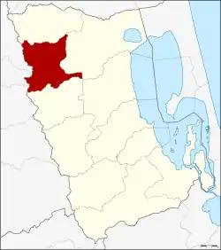 District location in Phatthalung province