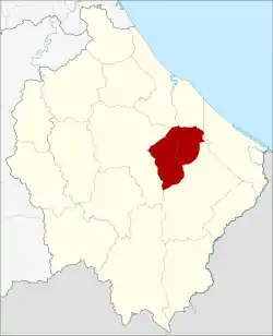 District location in Narathiwat province