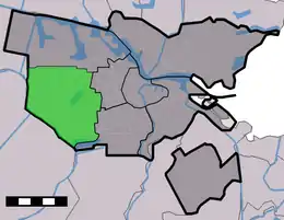 Nieuw-West as part of Amsterdam