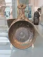 Silver patera from Syria decorated with gods and legendary figures from the founding of Rome, 2nd century AD, in the British Museum