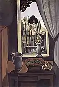 André Derain, 1912, Window on the Park (La Fênetre sur le parc), 130.8 × 89.5&nbsp;cm, Museum of Modern Art, New York