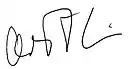 Andrés Felipe Arias Leiva's Signature