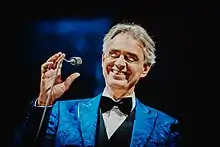 Bocelli performing in September 2019