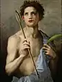 St. Sebastian holding two Arrows and the Martyr's Palm by Andrea del Sarto (early 16th century)