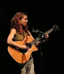 DiFranco performing at the Ancienne Belgique in 2007