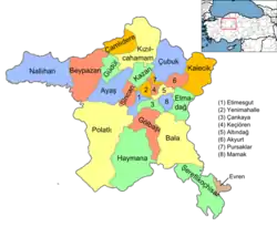 Districts of Ankara