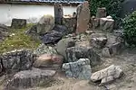 Ankokuji garden in Hiroshima features rocks of different but harmonious sizes and colors