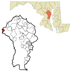 Location of Maryland City, Maryland
