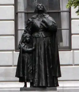 Anne Hutchinson (1915, dedicated 1922), Massachusetts Statehouse, Boston, Massachusetts