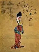 Anonymous-Astana Graves Courtesan, c. 744, Tang dynasty.