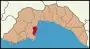 The location of Kemer District in Antalya Province